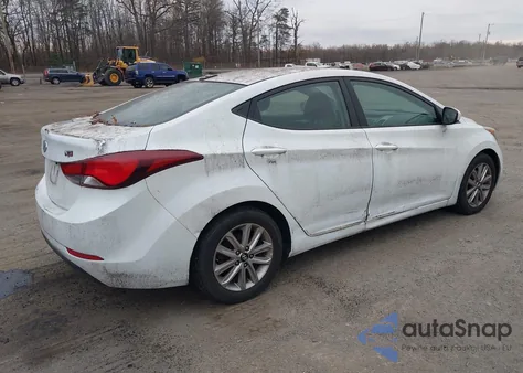 2016 Hyundai Elantra Se из США, поврежденный, VIN 5NPDH4AE7GH747054